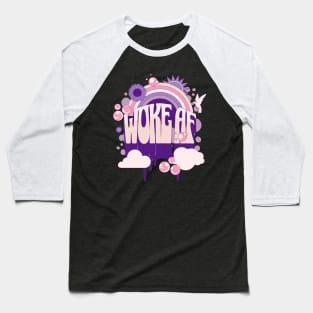 Retro Woke AF Baseball T-Shirt